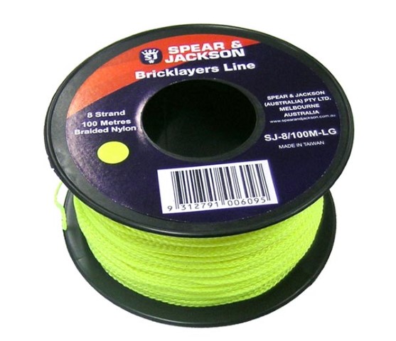 STRING LINE 8G X 100M FLURO YELLOW